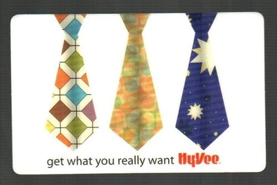 Tarjeta de regalo HY-VEE Get What You Really Want, Father's Day Ties (2005) ($0) Foto 1 de 2