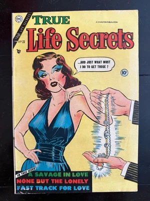 True Life Secrets #23 (1954) FN 6.0 Charlton Golden Age Pre-Code Romance - Image 1 of 4