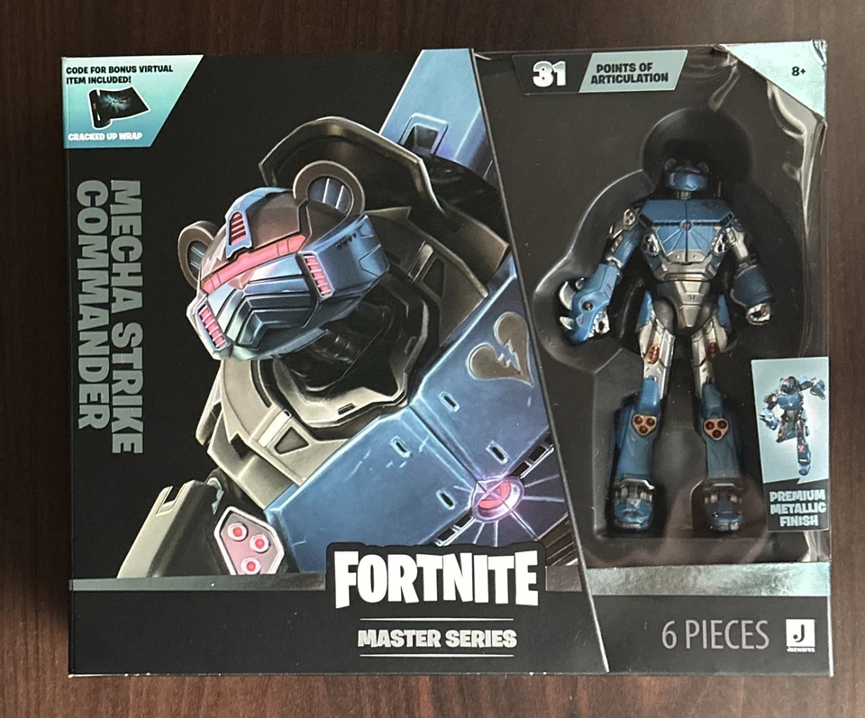 FORTNITE Master Series Mecha Strike Commander Jazwares Запечатанный с КОДОМ (6 штук) - Изображение 1 из 4