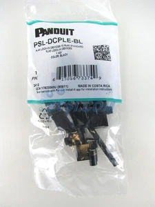 Panduit PSL-DCPLE-BL Estándar, Dispositivos de Bloqueo, Paquete de 10 con Herramienta, Negro ~STSI - Imagen 1 de 3