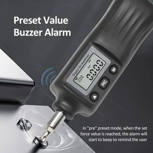 Digital Torque Screwdriver 1/4'' Drive Screwdriver Torque Wrench Electrician - Picture 1 of 7