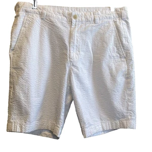 Brooks Brothers Shorts Herren Größe 34 100% Baumwolle weiß leicht strukturiert - Bild 1 von 12