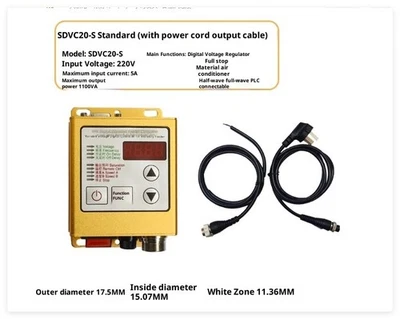 AC 85-250V Variable Voltage Digital Controller for Vibratory Feeder SDVC20-S - Image 1 of 4