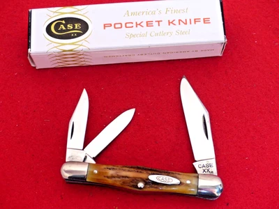 Case XX 1940-64 stag 5383 split backspring whittler knife - Image 1 of 4