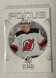 2024-25 SP Authentic Freshman Focus Rookie RC #FF-26 Graeme Clarke - Picture 1 of 2