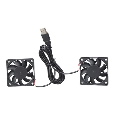 5V USB 60mm Cabinet Cooling Fan Waterproof Housing For Networking Equipment - Image 1 of 4