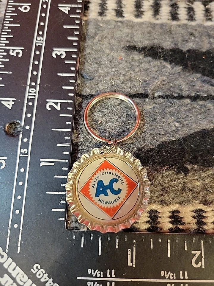 Allis Chalmers Bottle Cap Keychain - Image 1 of 2