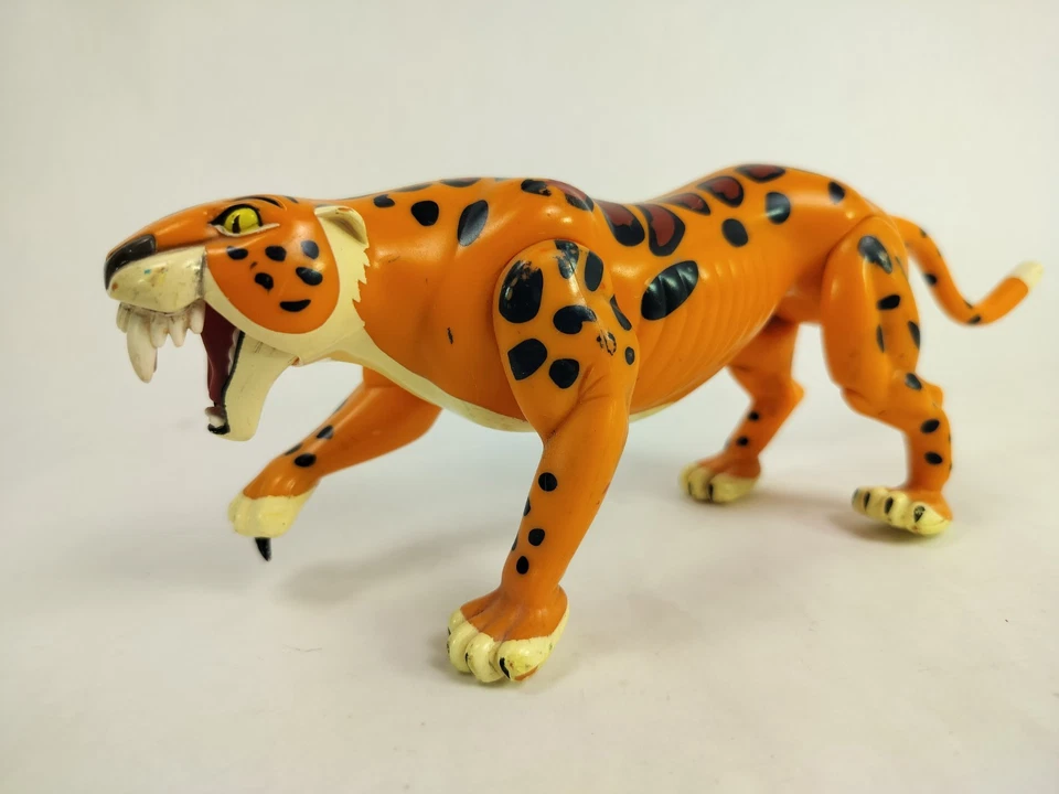 SABOR 9" Figure Disney Tarzan Orange Leopard Attack Action Pack 1999 Mattel - Image 1 of 4