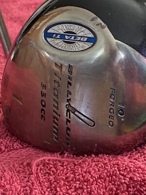 Billy Club Beta Ti 330 cc Forged 10* Men's RH Driver Golf Club  I-Flex Graphite - Image 1 of 4