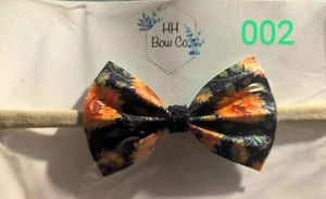 Diadema y/o corbata para el cabello con acento de girasol para niñas - Imagen 1 de 2