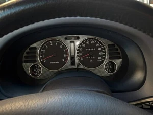 For Eagle Talon 1995-1999 Dash Polished Aluminium Chrome Dial cluster Rings x4 - Foto 1 di 12