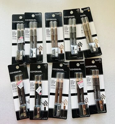 Covergirl Eye Brow Pencil | Black | Rich Brown | Soft Brown | Bundle Of 10 - Image 1 of 3