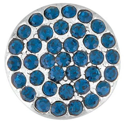 Ginger Snaps Jewelry SALE! “Ritzy Montana Blue” Snap #07-04 - Image 1 of 1