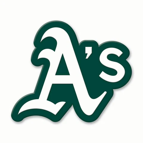 MLB OAKLAND ATHLETICS A'S MAGNET LOGO FLEXIBLE SMALL 2 1/2" X 3 1/2" NEW Cover