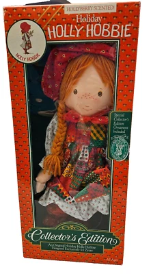 Christmas Holiday HOLLY HOBBIE 18" Doll Collectors Edition  w Ornament in box - Image 1 of 4
