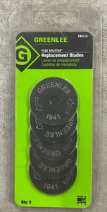 Greenlee 1941-5 Replacement Blades for 0952-01/1940 old -MC Cutter-, 5 Pack - Picture 1 of 5
