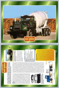 Mack DMM600 - 1994 - Flatbeds & Tippers Atlas Trucks Maxi Card - Picture 1 of 1