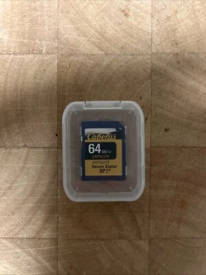 Cabelas 64gb Pro Memory Card Factory Sealed! Fast Shipping! - Image 1 of 2