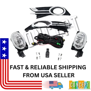 For 2014-2017 Honda Odyssey Fog Lights with LED Bulbs Assembly Set Left & Right - Picture 1 of 15