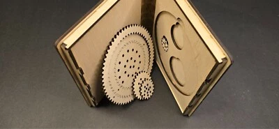 spirograph set with carrying case white Canadian Birtch customization available - Image 1 of 4