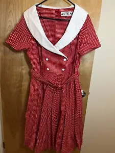 Hell Bunny Vixen 50s Retro Swing Dress Size 3XL - Picture 1 of 4