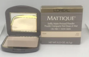 2 L'oreal Mattique Softly Matte Pressed Powder Soft Ivory - Picture 1 of 1