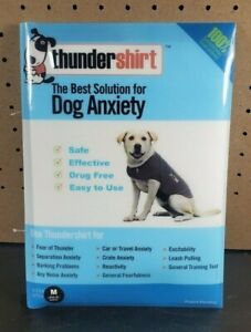 ThunderShirt  Anxiety Compression Jacket Vest, Size Medium Solid Gray