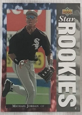 1994 Upper Deck Baseball Card Star Rookies #19 MICHAEL JORDAN White Sox - Изображение 1 из 2