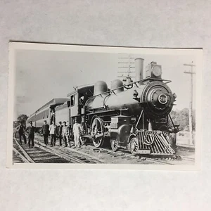 RPPC Norwalk CT Connecticut - Railroad Train 218 Postcard - Picture 1 of 2