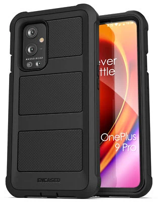 OnePlus 9 Pro Case with Screen Protector Full Body Built-in Screen Case (Black) - Image 1 of 4