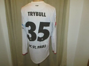 FC St.Pauli Original Langarm Matchworn Trikot 2013/14 + Nr.35 Trybull Gr.M TOP - Bild 1 von 9
