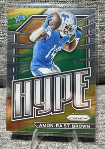 2022 Panini Prizm - Hype Silver Prizm #H-13 Amon-Ra St. Brown - Bild 1 von 2