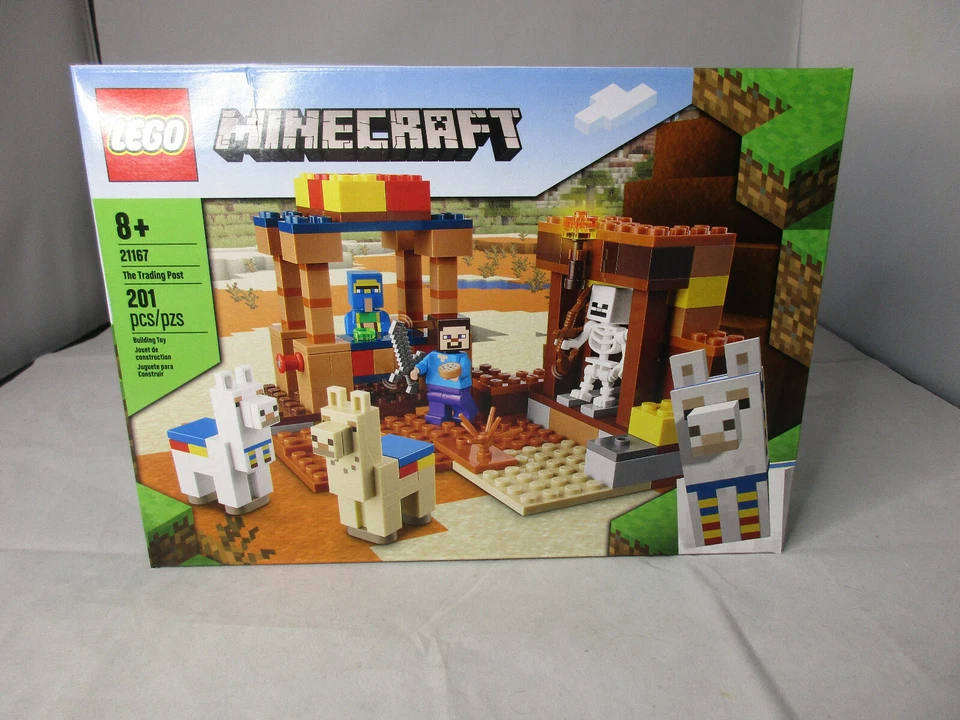 Lego Minecraft 21167 The Trading Post Building Kit (201 Pieces) New in Box - Image 1 of 4