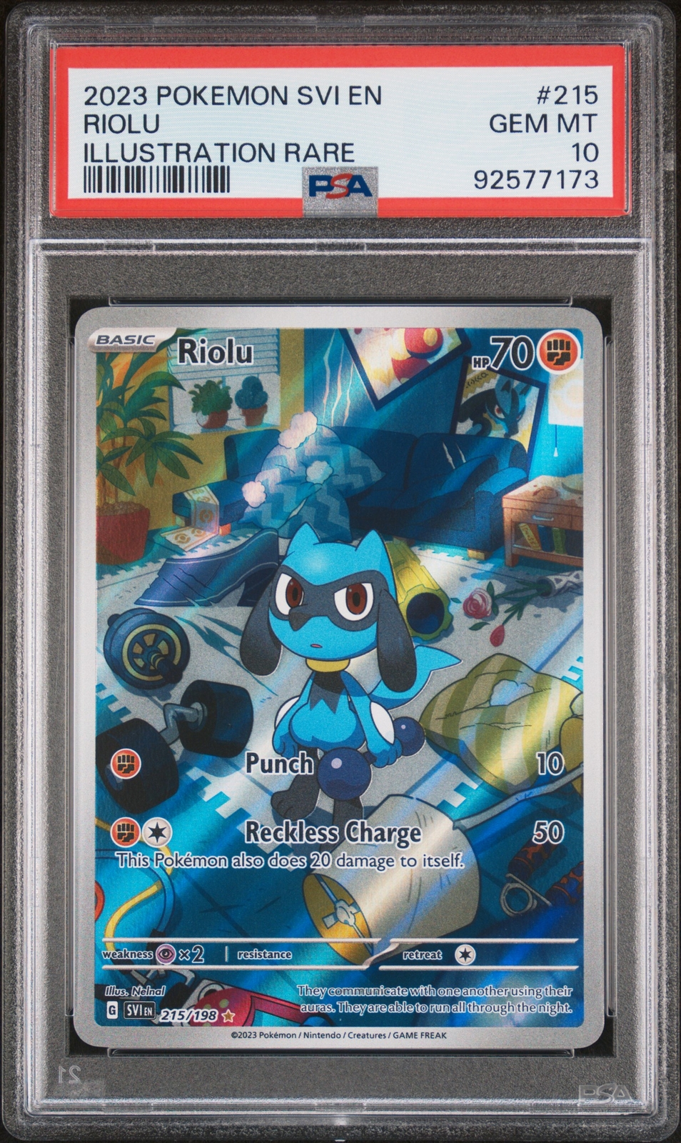 Riolu 2023 Scarlet & Violet #215/198 Illustration Rare Price Guide ...