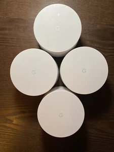 Router de punto Wi-Fi de malla de doble banda Google AC1200 GJ2CQ con 3 extensores AC-1304 - Imagen 1 de 6