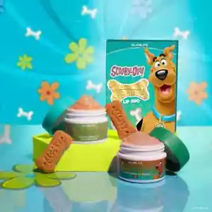 SCOOBY-DOO™ "SCOOBY SNACKS" X GLAMLITE LIP DUO~NEW IN BOX~VEGAN~CRUELTY FREE! - Picture 1 of 3