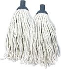 2x Cotton Mop Heads Replacement Heavy Duty Socket Floor Kitchen Cleaning Home