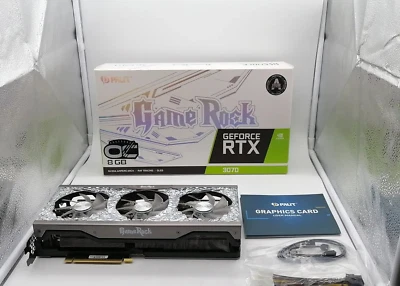 Palit GeForce RTX 3070 GameRock OC 8GB LHR NE63070H19P2-1040G Graphic Board - Image 1 of 4