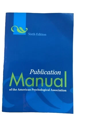 Publication Manual of the American Psychological Association 6th Ed. - Image 1 of 4