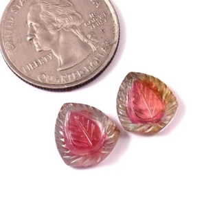 Loose Gemstone Natural Certified Bio Tourmaline Hand Carved Fancy Gemstone A736 - Picture 1 of 3