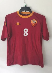 AS Roma 02/03 T Shirt. Vintage. Rare No Sponsor. Made In Italy. Nakata 8 (M) - Picture 1 of 15