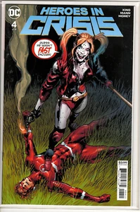 DC Comics Heroes In Crisis #4 Harley Quinn Variant Cover By King Mann Morey - Picture 1 of 3