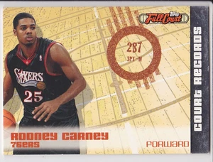 2006-07 Topps Full Court Records #cr15 Rodney Carney /1499 Philadelphia 76ers - Picture 1 of 2