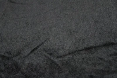 1+Yds Black Velour Fabric - Image 1 of 4