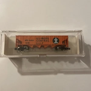 N- Atlas 3604 - 50' D/D Boxcar, Illinois Central Gulf     LN w/box - Picture 1 of 6