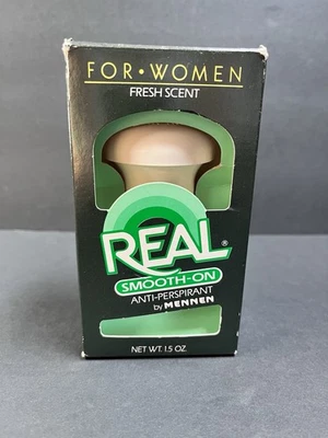 Desodorante antitranspirante suave real de Mennen, aroma fresco, vintage sin usar Foto 1 de 4