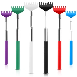 6 Pack Back Scratcher Extendable for Men Women, Christmas Stocking Stuffers Nove - Picture 1 of 7