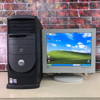 PC retro para juegos Dell Dimension 4550 Pentium 4 2,53 GHz 1 GB RAM (Windows XP) Foto 1 de 4