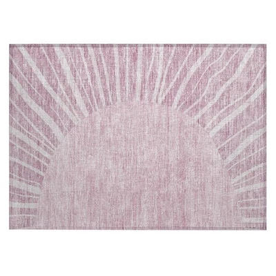 Chantille ACN668 Blush 1'8" x 2'6" Indoor Outdoor Area Rug, Easy Clean, Machi... - Image 1 of 4