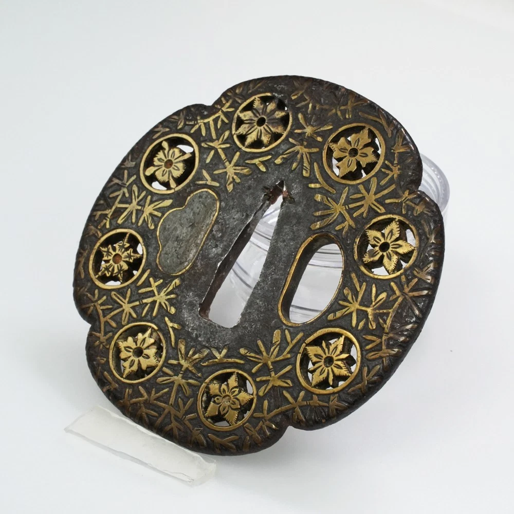 古董日本刀镡| eBay